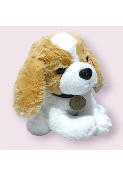 Peluş Oyuncak Havlayan Sesli Sevimli Köpek 30 Cm. 1 Adet