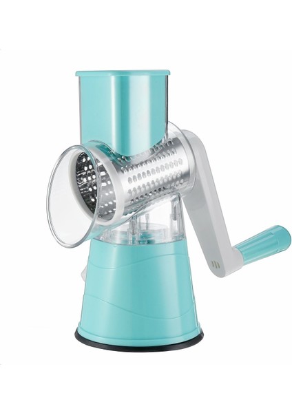 Luxury Tutma Kollu Çevirmeli Pratik Rulo Rende Drum Grater (4767) - Lisinya 1 Adet