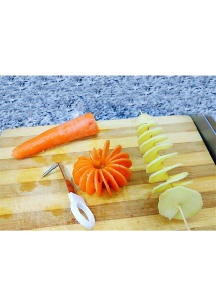 Luxury Spiral Patates Dilimleyici Doğrayıcı Vidalı Cips Yapma Bıçağı 1 Adet fiyatları