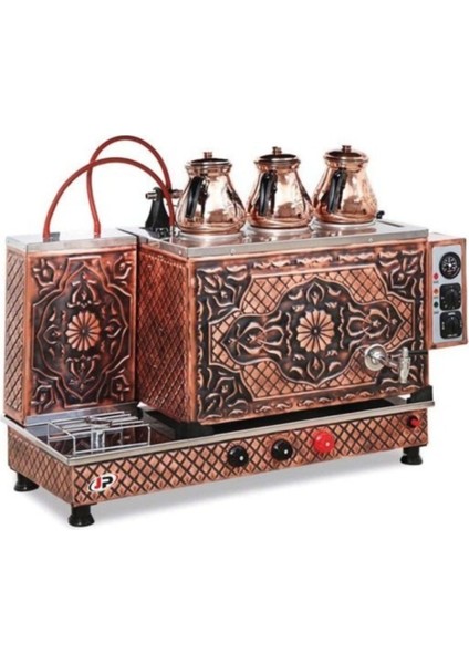 Luxury Bakır Çay Kazanı Elektrikli & Gazlı 45 Lt Jp.bck.03 / 1 Adet