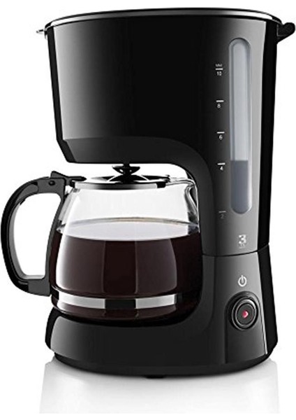 Luxury AR3046 Filtre Kahve Makinesi, Siyah 1 Adet