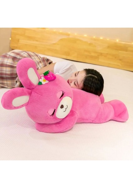 Uyku Arkadaşım Çilek Peluş Tavşan (65CM) 1 Adet