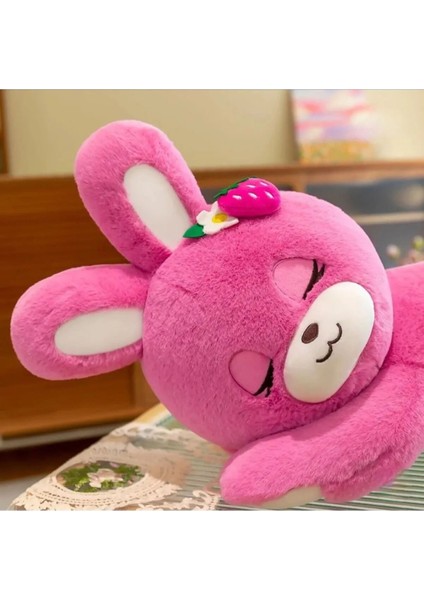 Uyku Arkadaşım Çilek Peluş Tavşan (65CM) 1 Adet