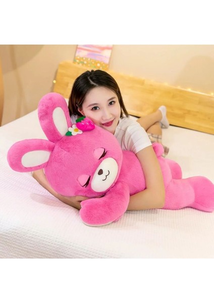 Uyku Arkadaşım Çilek Peluş Tavşan (65CM) 1 Adet