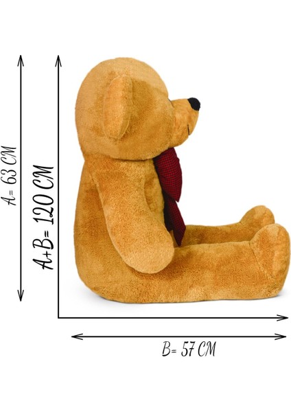 120 cm Papyonlu Büyük Ayıcık 1 Adet