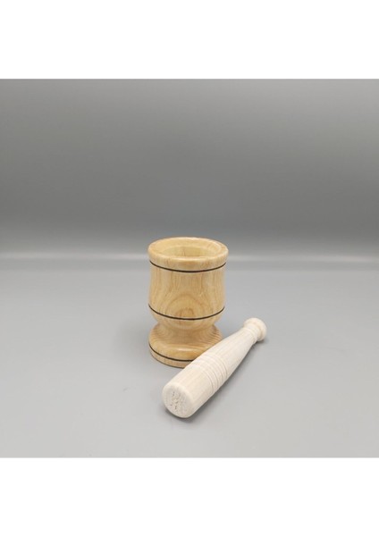 Luxury Ahşap Havan 7,5X10,5 cm 1 Adet