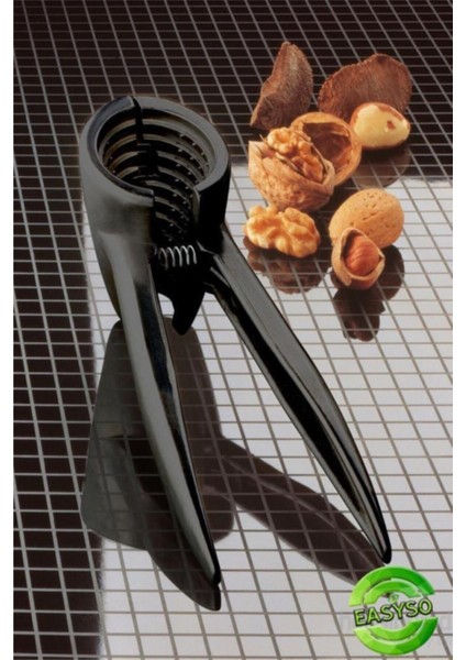 Luxury Gerçek Döküm Narenciye Limon Sıkacağı + Sarımsak Ezici + Ceviz Kıracağı + Fındık Kıracağı 4'lü Set 1 Adet