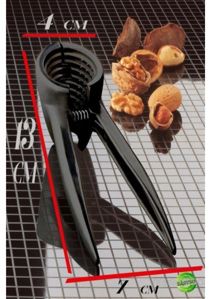 Luxury Gerçek Döküm Narenciye Limon Sıkacağı + Sarımsak Ezici + Ceviz Kıracağı + Fındık Kıracağı 4'lü Set 1 Adet
