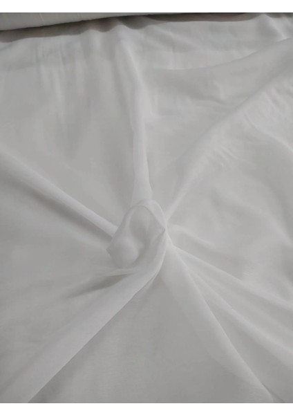 Düz Krep Tül Perde Ekru Krem Pilesiz Dikim -VLA100 fırsatları