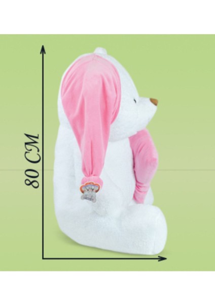 Yastıklı Uyku Arkadaşı 80 cm Peluş Ayıcık 1 Adet fırsatları