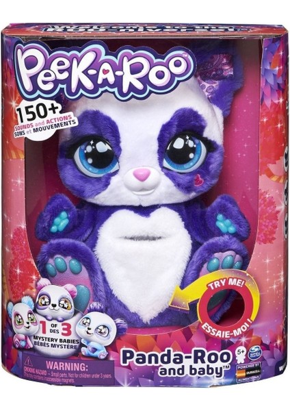 Luxury 6060420 Interaktif Peluş Panda Peek-A-Roo 1 Adet