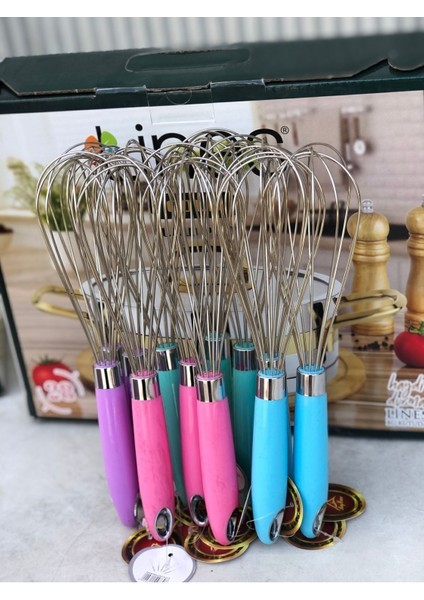 Luxury 30 cm Plastik Saplı Askılı Metal Çırpıcı 1 Adet