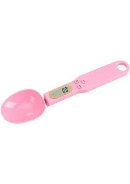 Luxury Pembe LCD Ekranlı Hassas Kaşık Tartısı 1 Adet