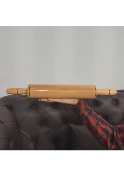 Luxury Ahşap Merdane 46 cm 1 Adet