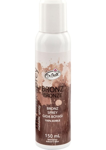 Luxury Sprey Gıda Boyası Bronz 150 M 1 Adet