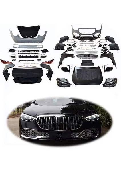 Mercedes W221 To W223 Maybach Dönüşüm Body Kit Seti Full Facelift