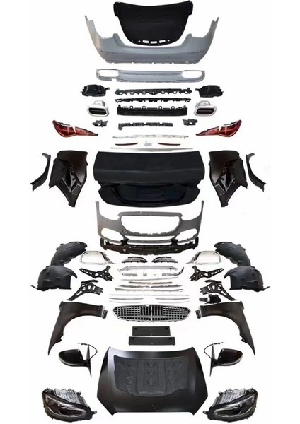 Mercedes W221 To W223 Maybach Dönüşüm Body Kit Seti Full Facelift modelleri