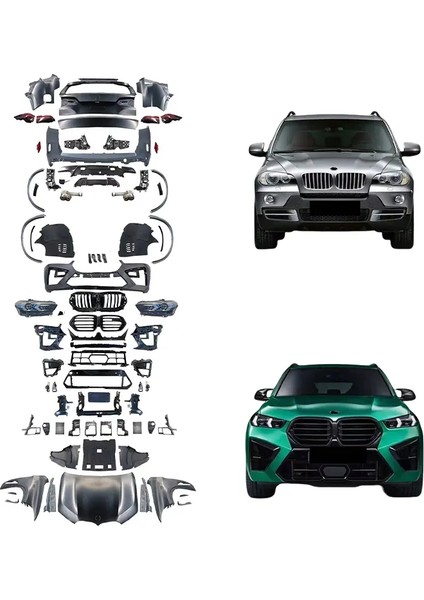 Bmw X5 E70 To G05 Dönüşüm Body Kit Seti Full Facelift 2007 / 2011