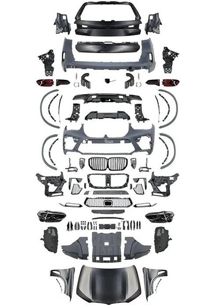 Bmw X5 E70 To G05 Dönüşüm Body Kit Seti Full Facelift 2007 / 2011