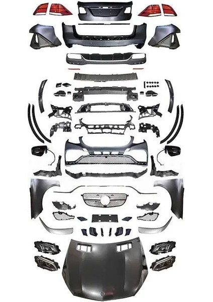 Mercedes Ml W164 To W166 Gle63 Dönüşüm Body Kit Seti Full Facelift fiyatları
