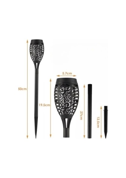 Solar Alev Efektli Bahçe Lambası fiyatları