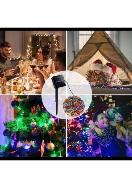 100 LED Rgb Solar 12M