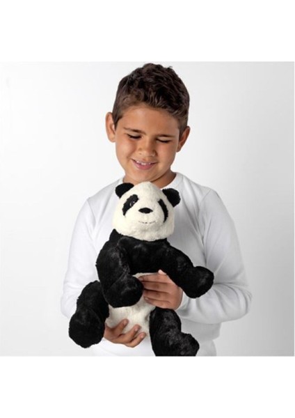 Luxury Çocuk Peluş Oyuncak Panda Meridyendukkan Siyah-Beyaz 30 cm 1 Adet