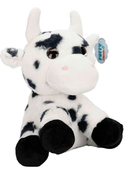 4778 Benekli Inek Peluş 30 cm -Sunman 1 Adet
