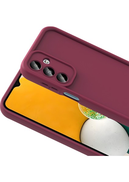 Samsung Galaxy A26 Kılıf Kamera Korumalı Iksp Ananas Kapak - Mürdüm fırsatları