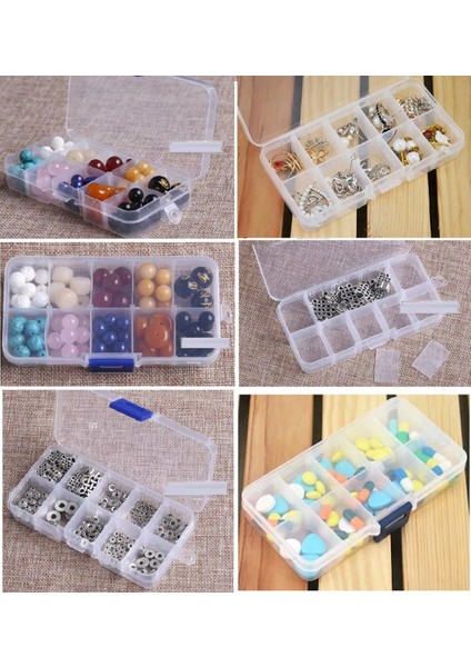5 Adet 10 Bölmeli Organizer Kutu