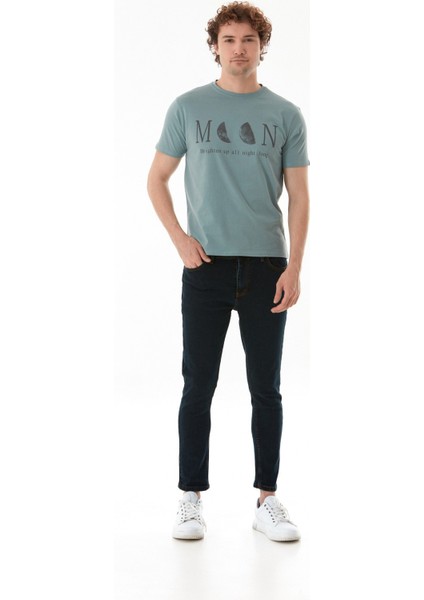 Fermuarlı Straight Jean Pantolon