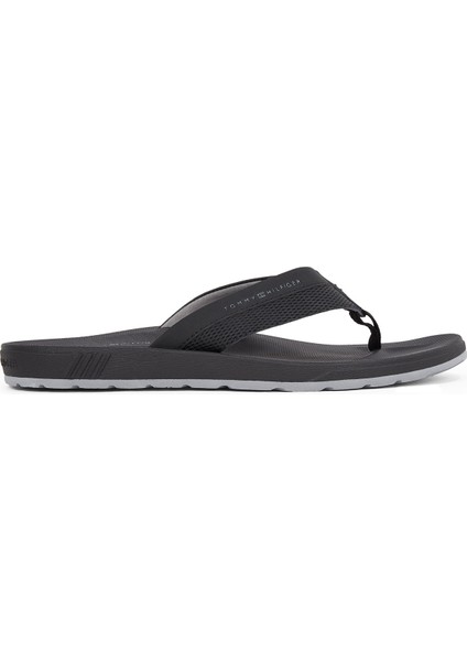 Siyah Erkek Plaj Terliği Molded Hılfıger Beach Sandal