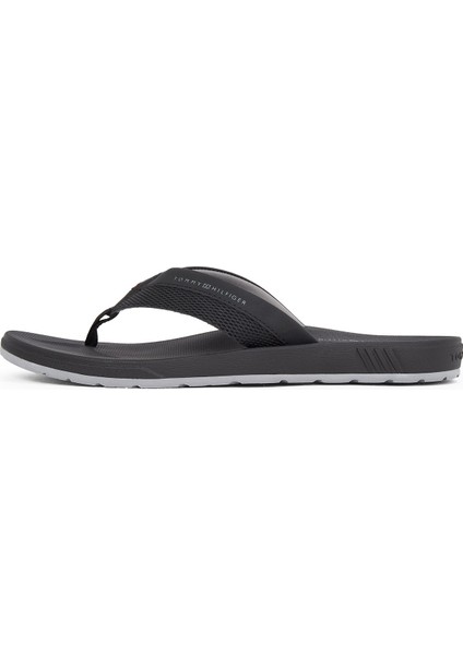 Siyah Erkek Plaj Terliği Molded Hılfıger Beach Sandal