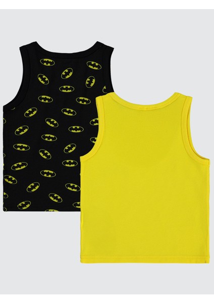 Erkek Çocuk 2'li Atlet Set 2-10 Yaş Sarı modelleri