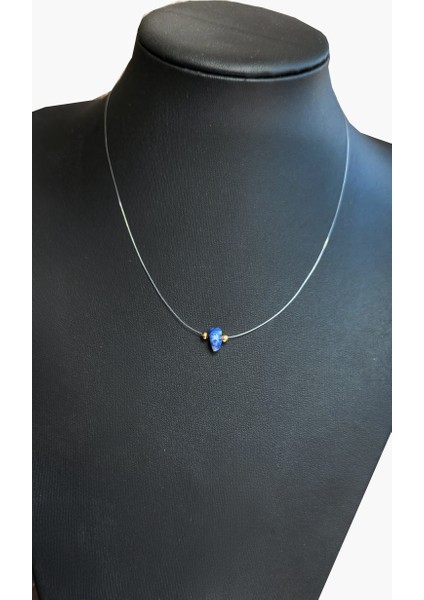 Lapis Lazuli Doğal Taş Hayalet Kolye - Doğal Taş Kolye fiyatları