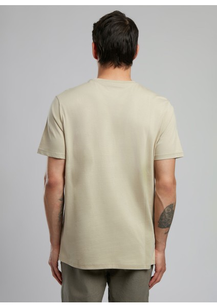 Yuvarlak Yaka Bej Erkek T-Shirt 252 Lcm 242038 Mark Bej fırsatları