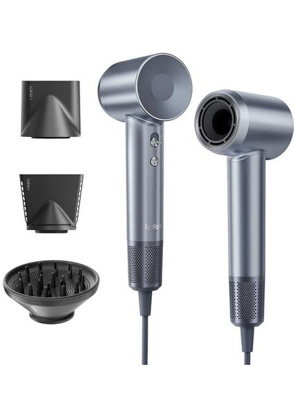 Laıfen Swift Gümüş/ Mavi 1600W 3 Başlıklı Yüksek Hızlı Saç Kurutma Makinesi