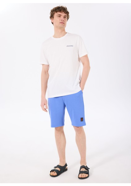 D5SM-TST3798 Beyaz Bisiklet Yaka Relaxed Baskılı Erkek T-Shirt fiyatları