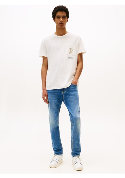 Normal Bel Slim Tapered Erkek Denim Pantolon DM0DM213531A5 Austın Slım Tprd Co