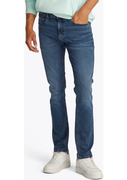 Normal Bel Slim Fit Erkek Denim Pantolon DM0DM210061BZ Scanton Slım BI1267 fiyatları