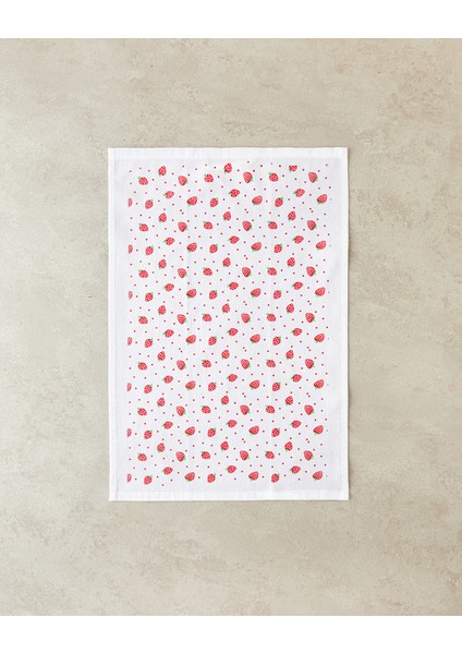 Strawberries Pamuk Kurulama Bezi Kırmızı
