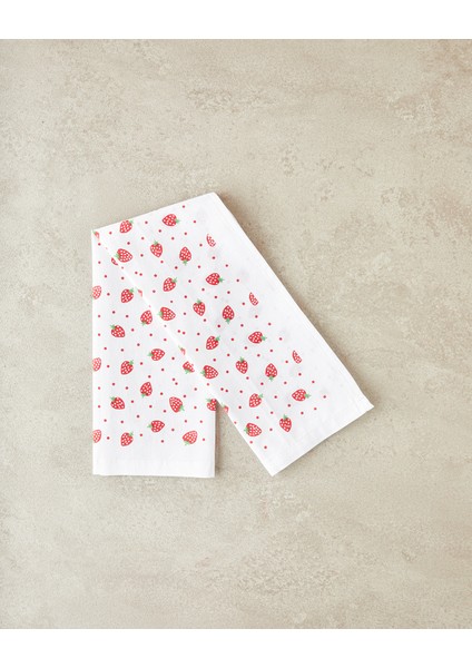 Strawberries Pamuk Kurulama Bezi Kırmızı