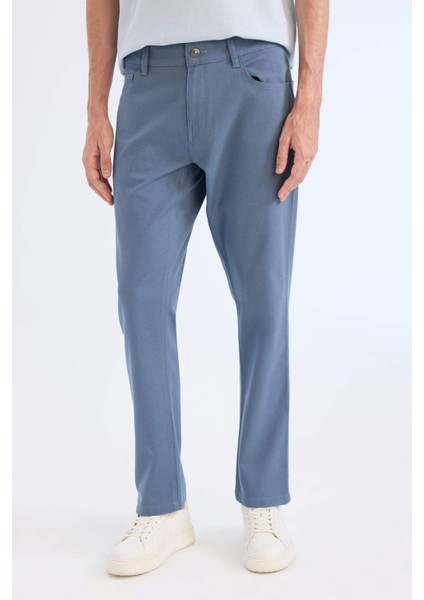 Slim Fit Dar Kesim Dar Paça Chino Kanvas Pantolon C2401AX25SP