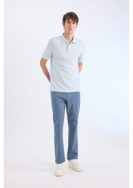 Slim Fit Dar Kesim Dar Paça Chino Kanvas Pantolon C2401AX25SP fiyatları
