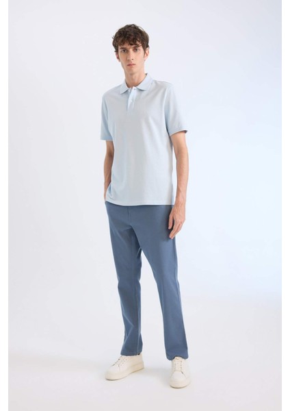 Slim Fit Dar Kesim Dar Paça Chino Kanvas Pantolon C2401AX25SP fırsatları