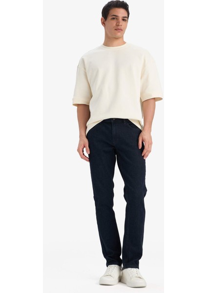 Pedro Slim Fit Dar Kalıp Normal Bel Dar Paça Jean Pantolon E8853AX25SP modelleri