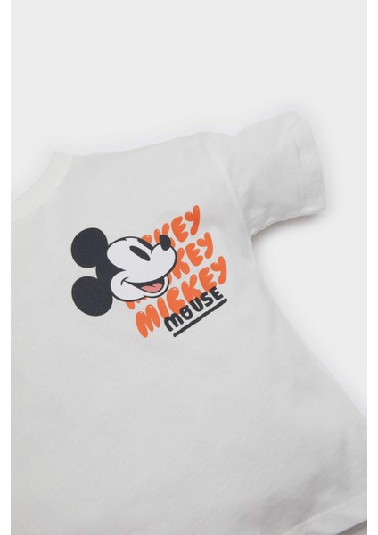 Erkek Bebek Disney Mickey & Minnie Kısa Kollu Tişört E7175A525SM fiyatları