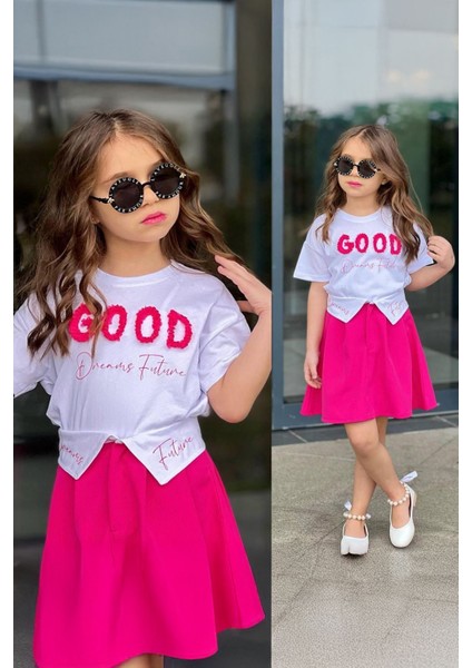 Good Dreams Kız Çocuk Etekli takım - Fuşya