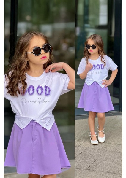 Good Dreams Kız Çocuk Etekli takım - Lila