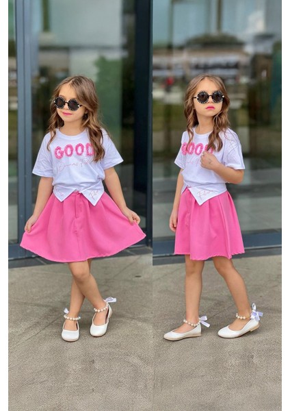 Good Dreams Kız Çocuk Etekli takım - Açık Pembe